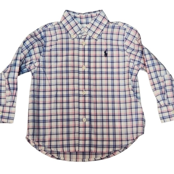 Ralph Lauren Other - POLO RALPH LAUREN - pink/blue button down shirt